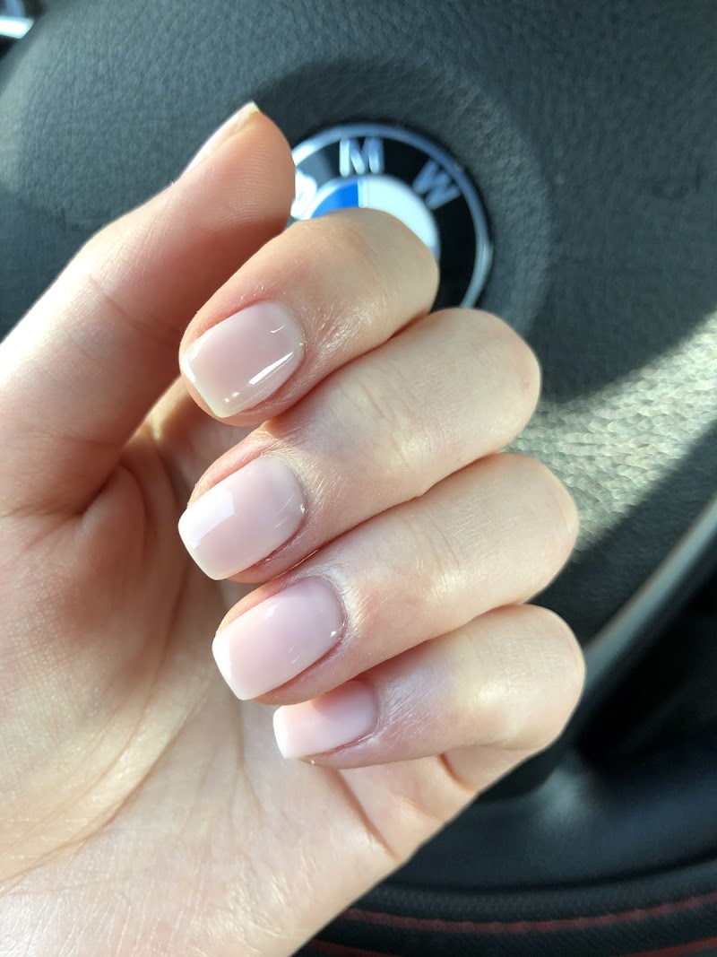 French Tips at Vibe Nail Bar in Los Angeles