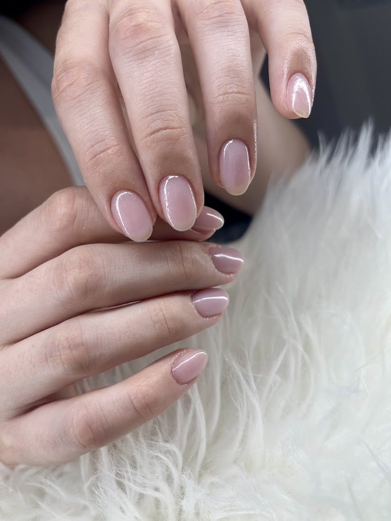 Dark Nails nail design by South Pearl Nails in Miami