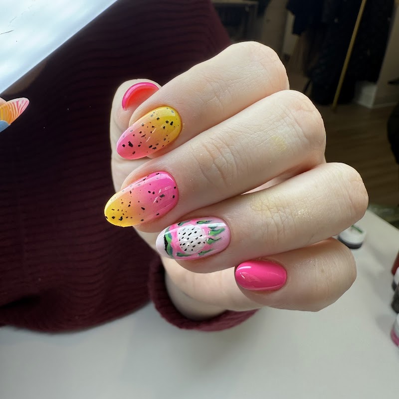 Valentine's Nails nail design by Say-It Nails in New York