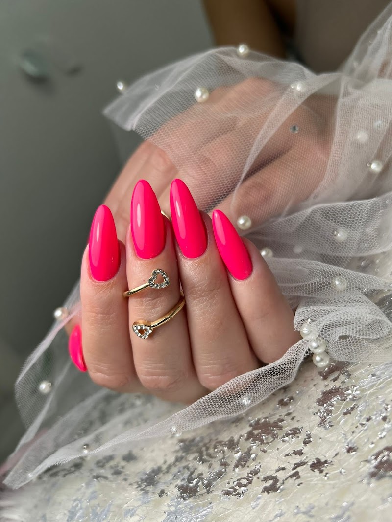 Neon Nails nail design by The Coco's Nails & Spa in Miami