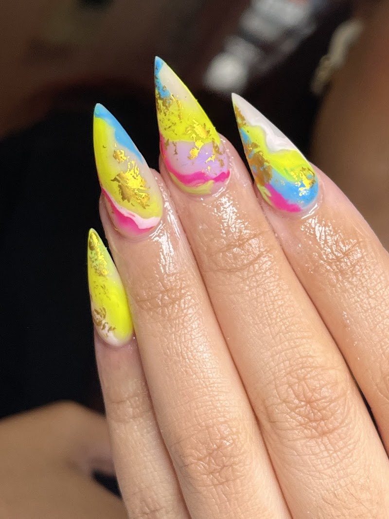 Y2K Nails nail design by SLAYDbyKae’s Studio in New York