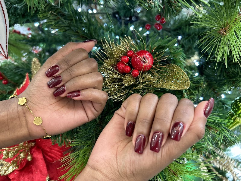 Dark Nails nail design by Million Nail Spa