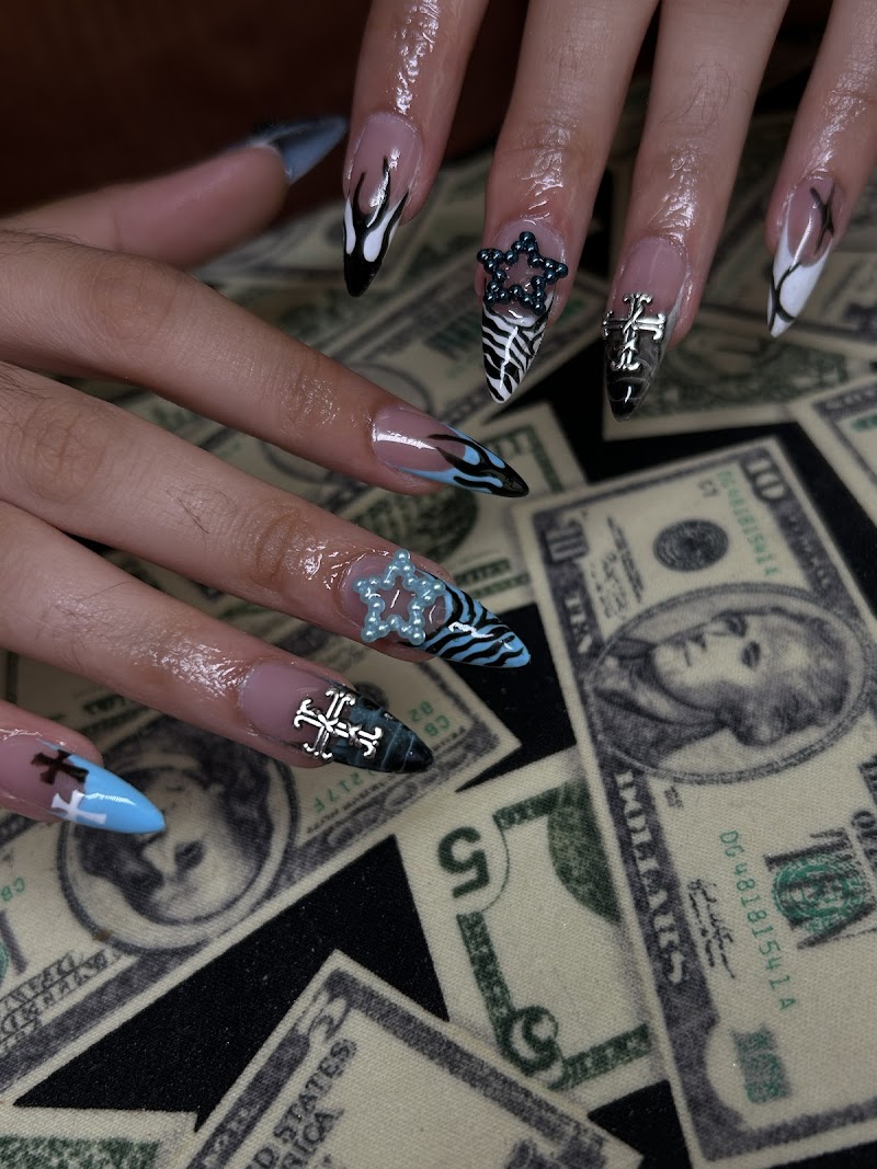BIAB nail design by Summer Nailed It! in Los Angeles