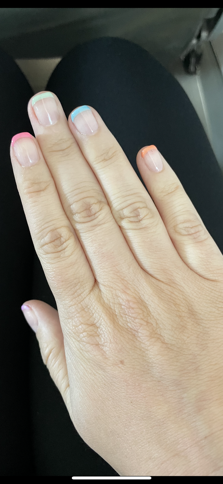 French Tips at Kew Garden Nails in New York