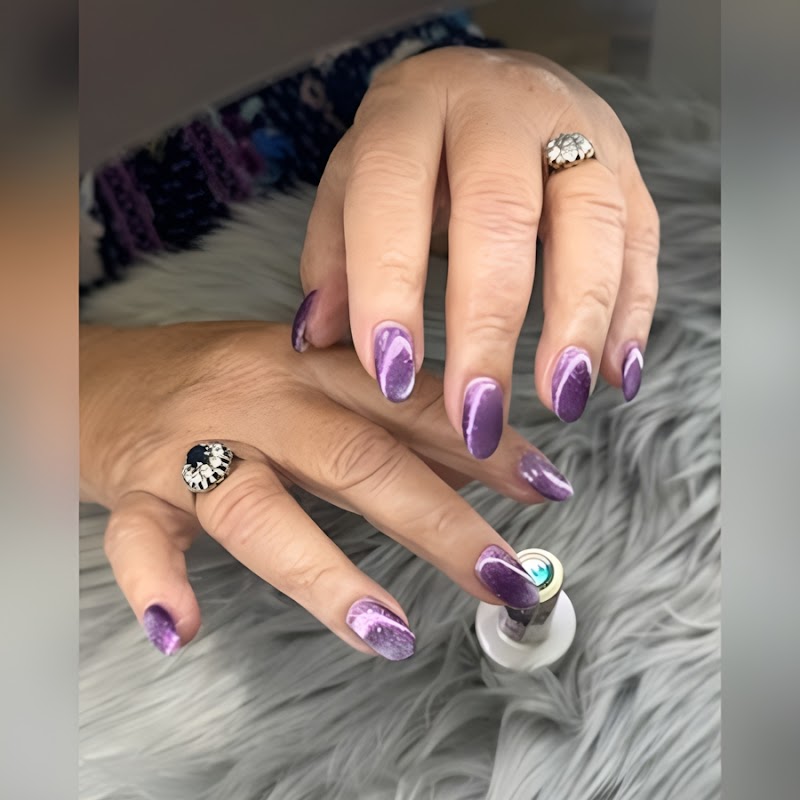 Winter Nails nail design by Elegant Nail Spa & Hair in Los Angeles