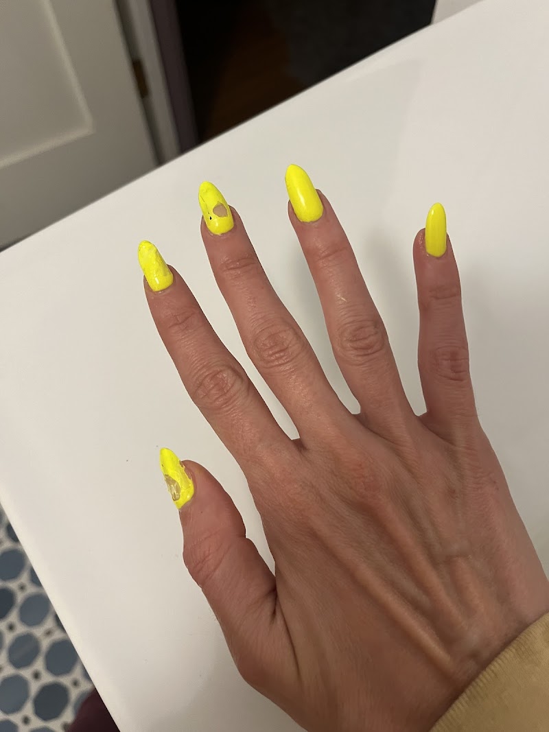 Geometric Nails nail design by Polish + Paint in Los Angeles