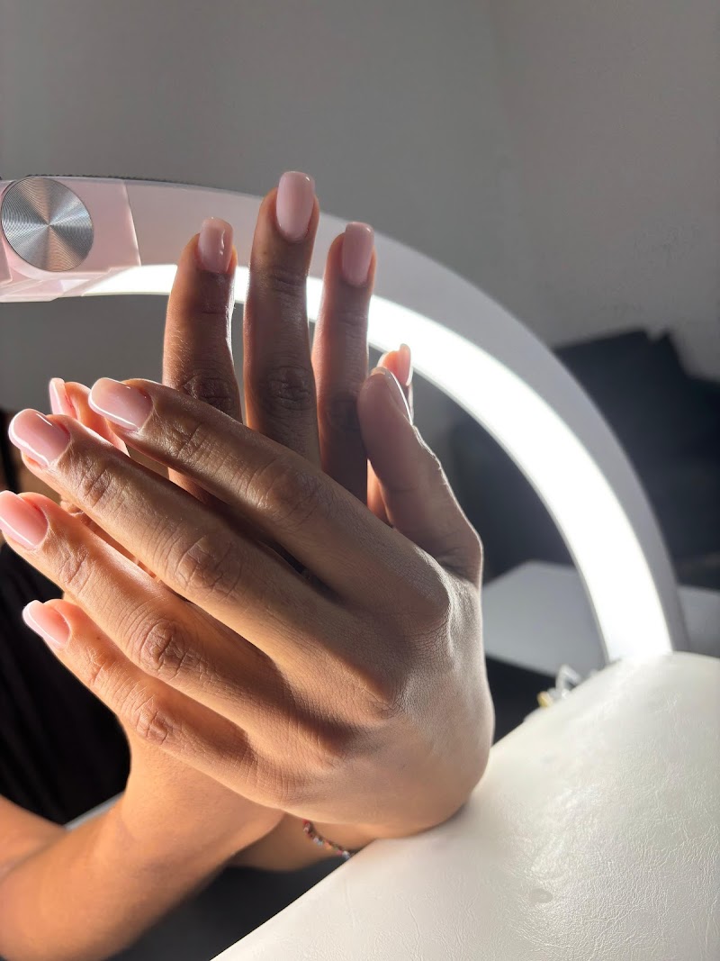 Wedding Nails nail design by MANIPEDI Boutique in Miami