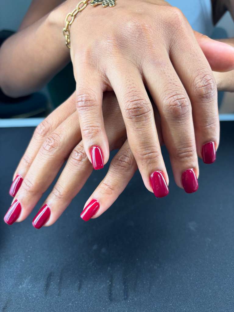 Wedding Nails nail design by MANIPEDI Boutique in Miami