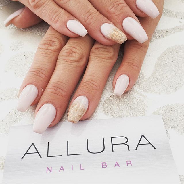 Coastal Nails nail design by Allura Nail Bar in Los Angeles