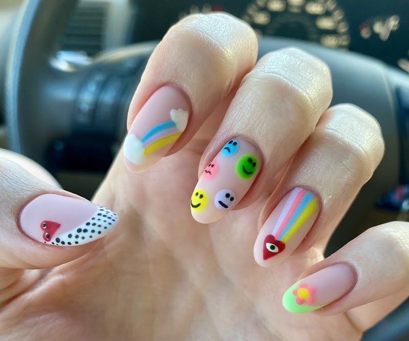 Gel-X nail design by How You Nail It Studio in Los Angeles