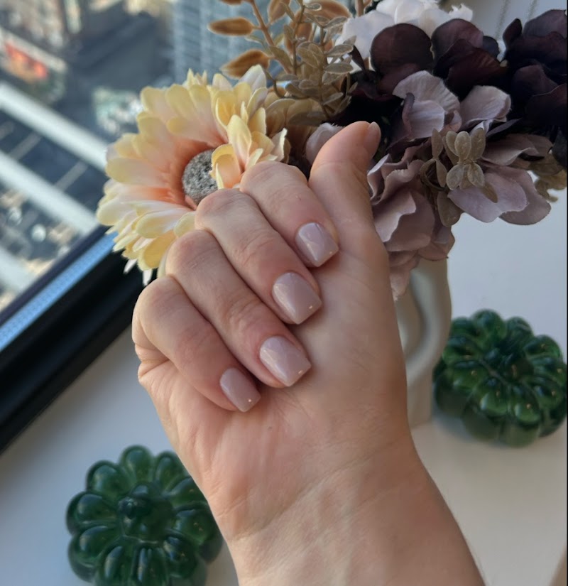 Geometric Nails nail design by Roza Nail Studio