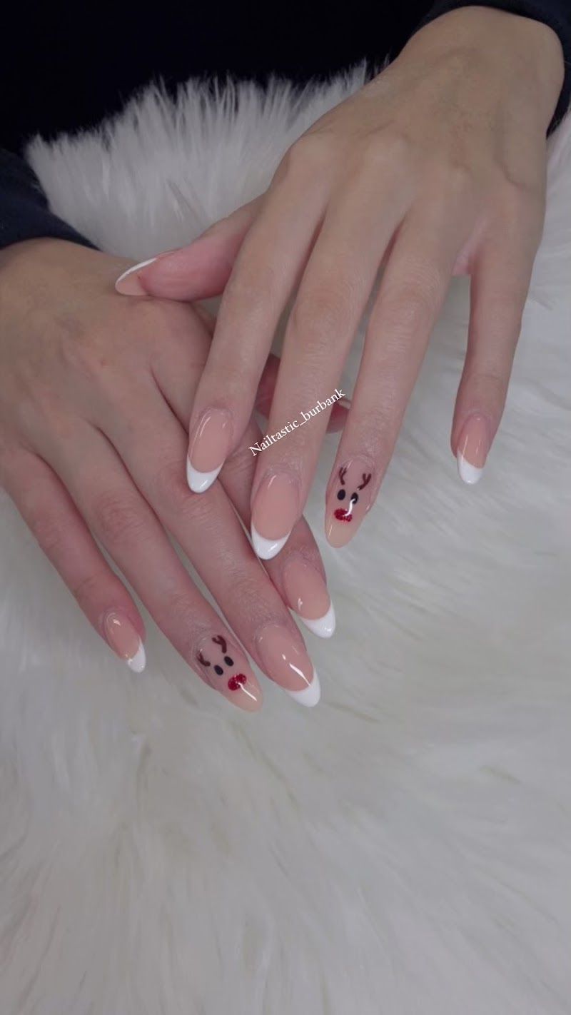 French Tips at Nailtastic in Los Angeles