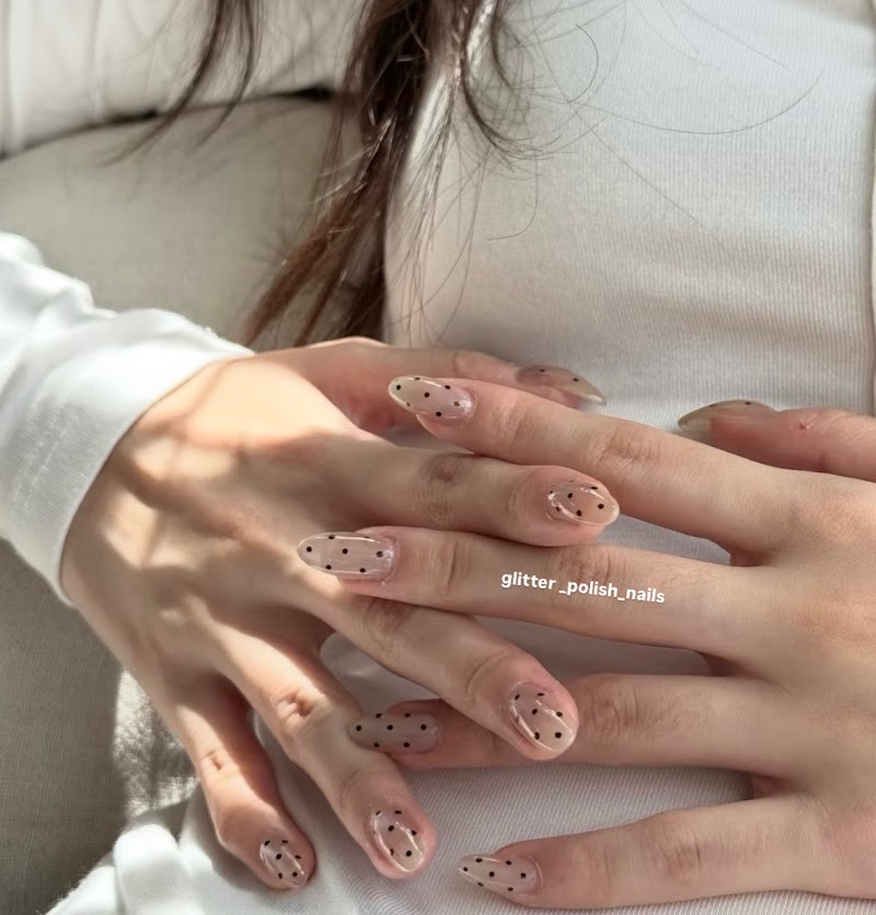 Geometric Nails nail design by Glitter & Polish, Nails & Spa in New York