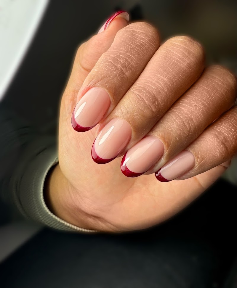 French Tip Nails nail design by NY STUDIO ATELIER in New York