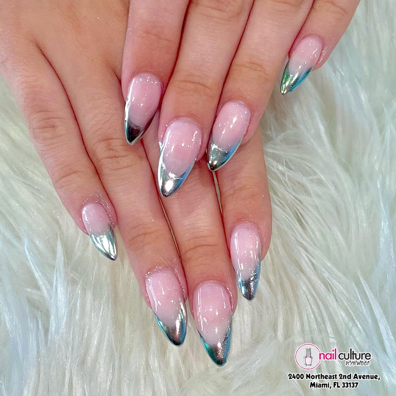 Stiletto Nails nail design by Nail Culture Wynwood in Miami