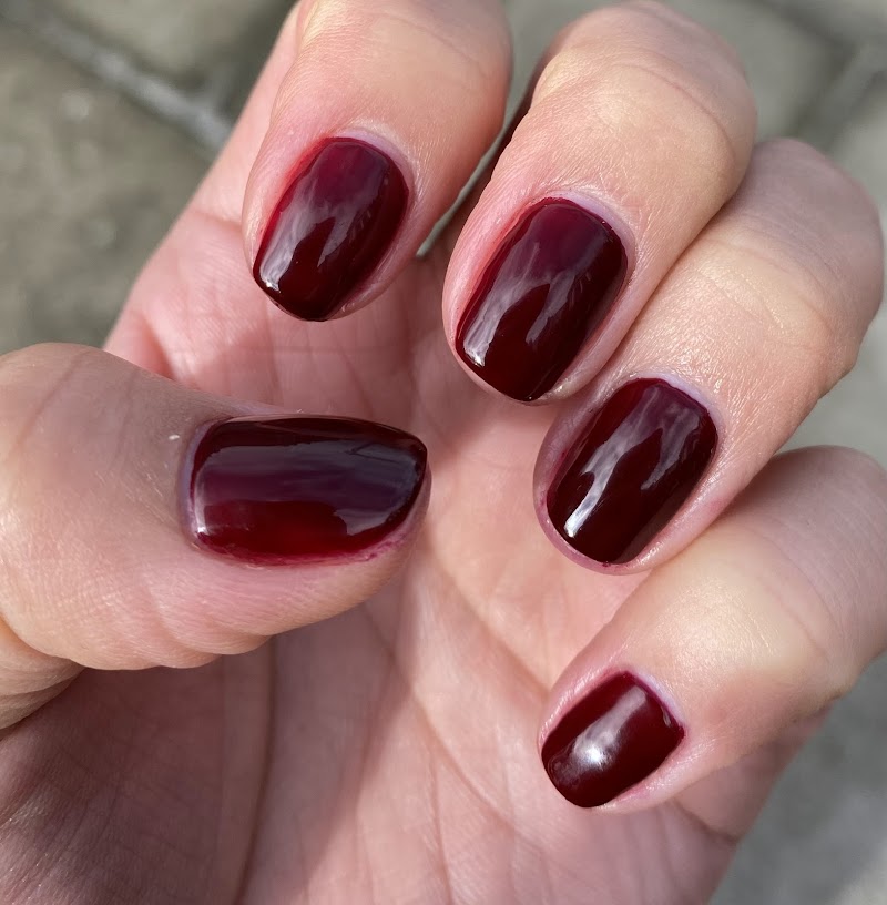 Gel-X nail design by Cheveux 2000 in London