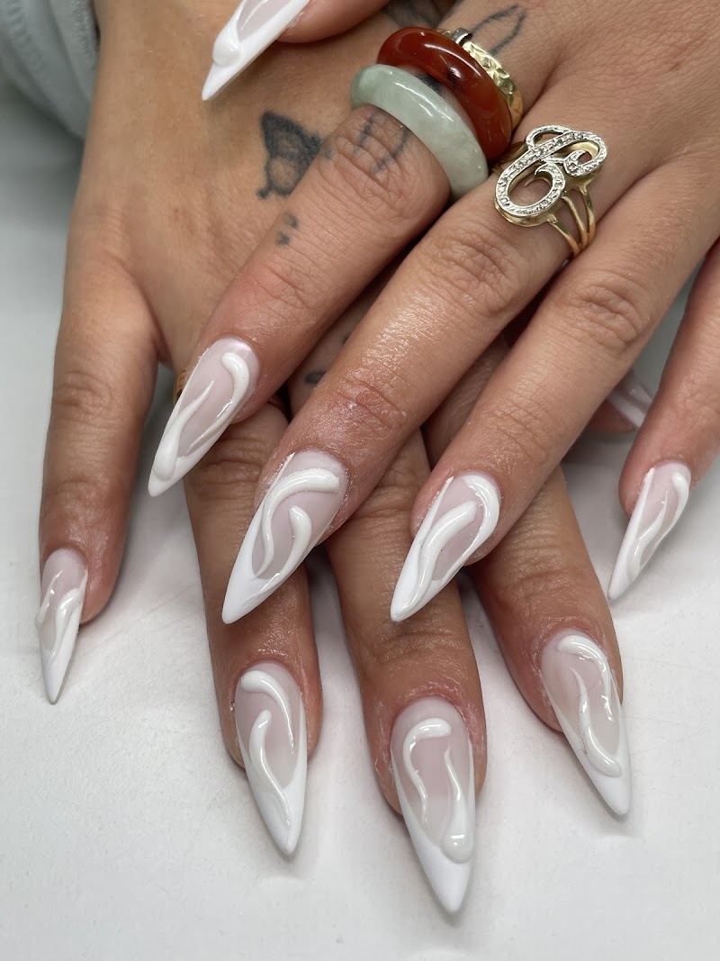 Marble Nails nail design by Got You Polished