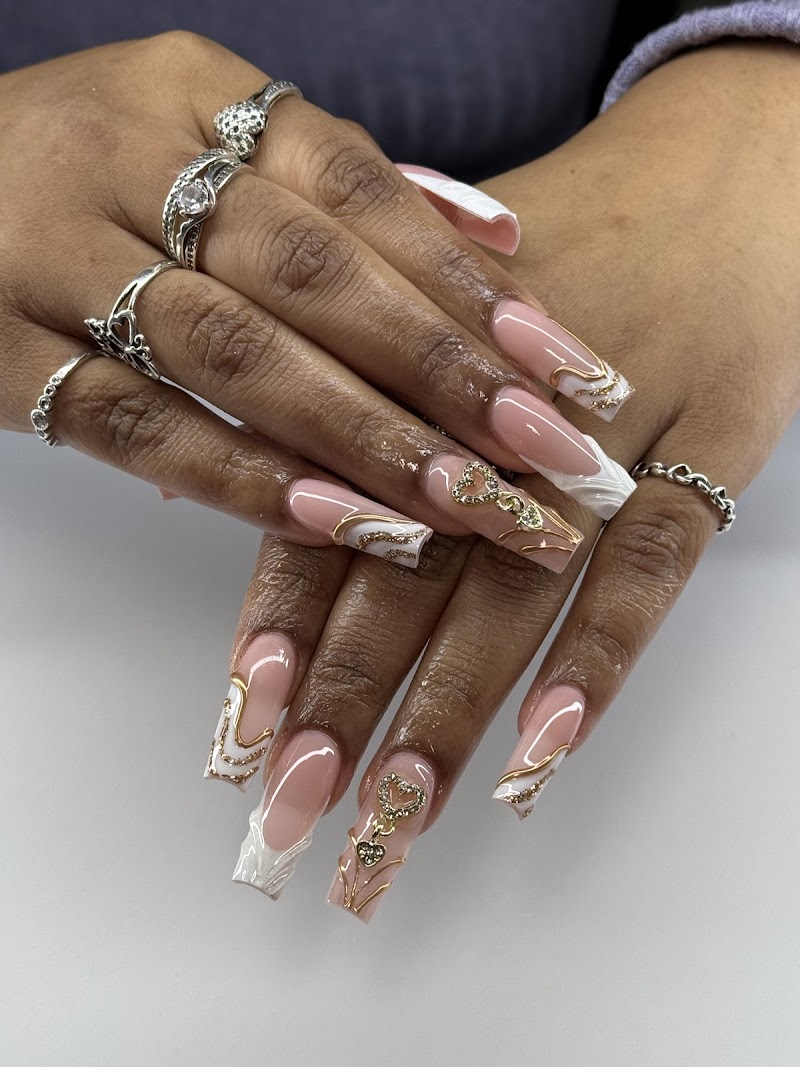 Marble Nails nail design by Got You Polished