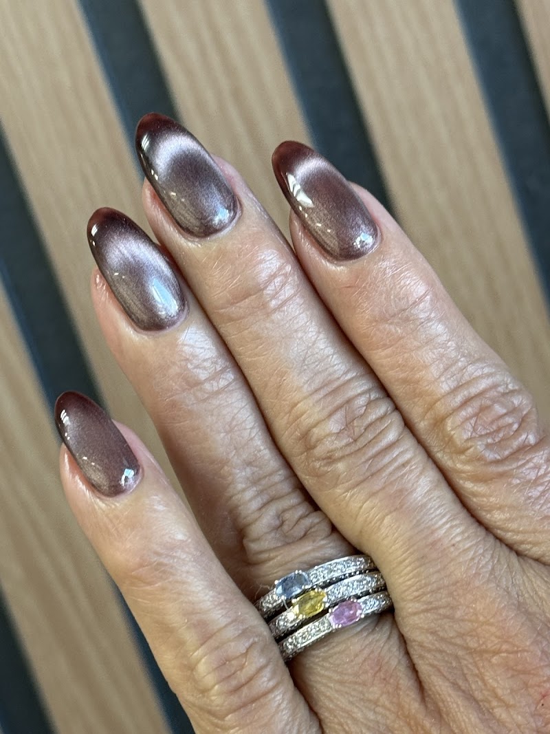 French Tip Nails nail design by H & H Glamour Beauty in Miami