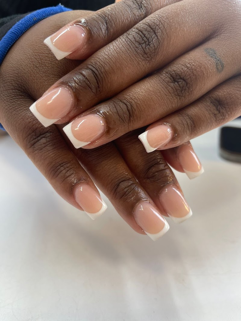 French Tips at Flutter Me Nails BIAB in London