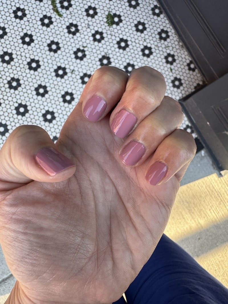 Pink Nails nail design by Amy Nail Gallery in Chicago