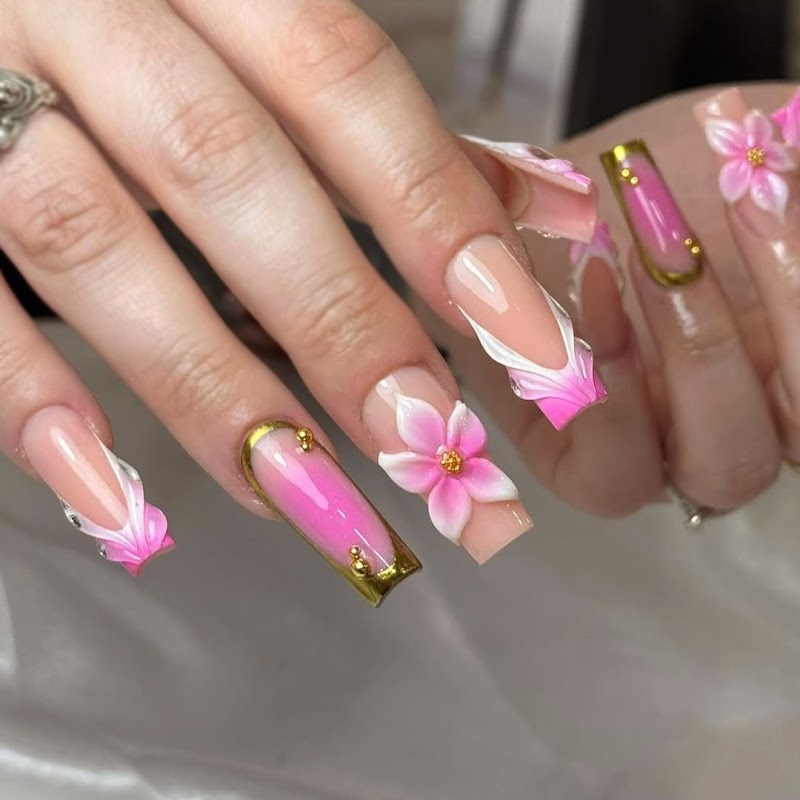 Chrome Nails nail design by Pampered Hands