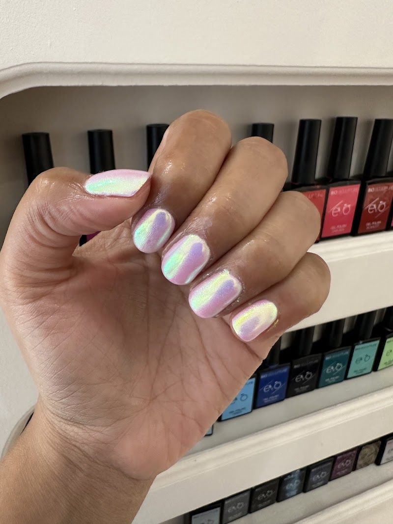 Dark Nails nail design by The Grid Nails & Skincare in London