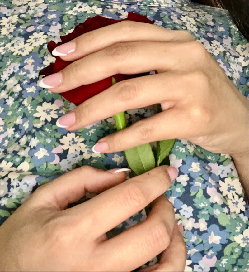 Geometric Nails nail design by Brooklyn Nail in New York