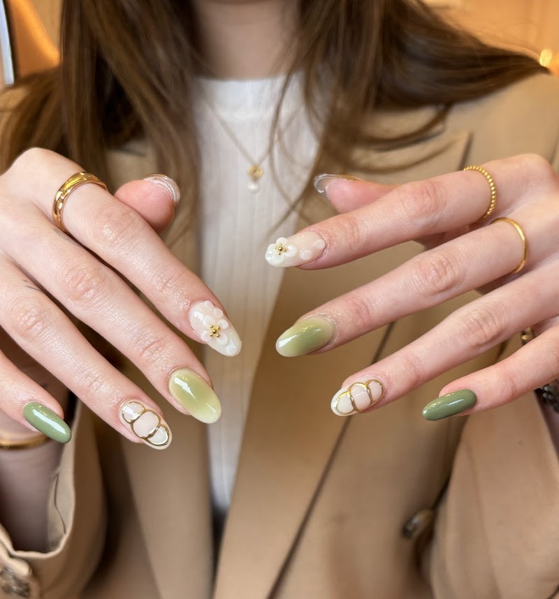 Spring Nails nail design by The Loce Nails Garden - Covent Garden in London