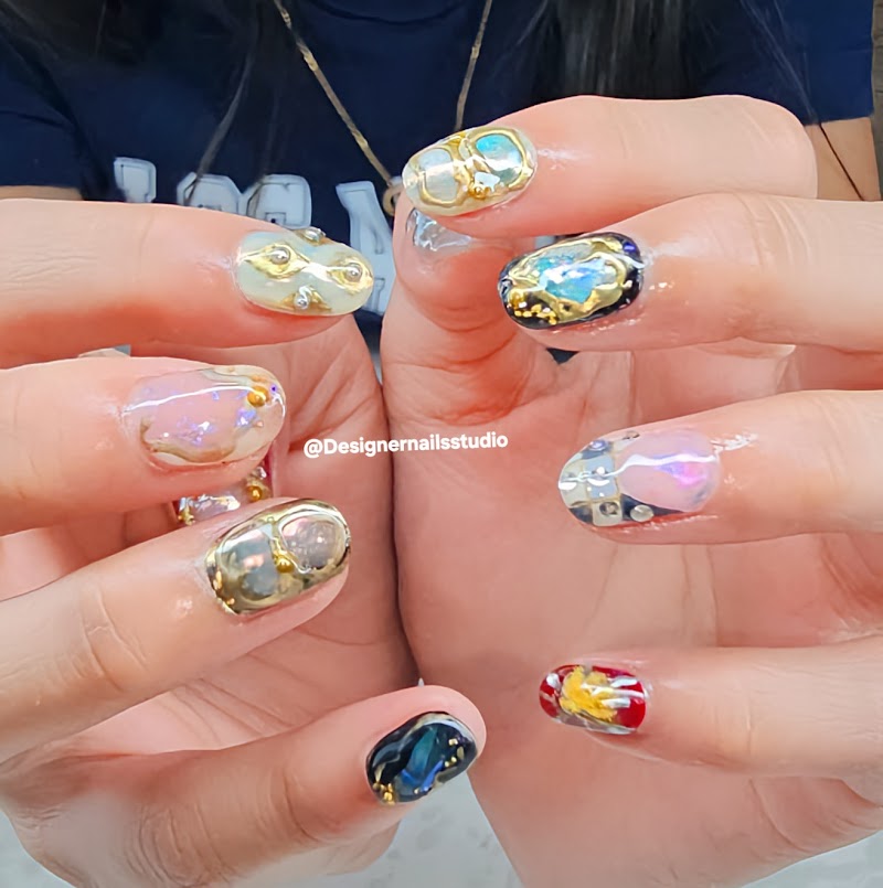 Y2K Nails nail design by Designer Nails Studio in Los Angeles