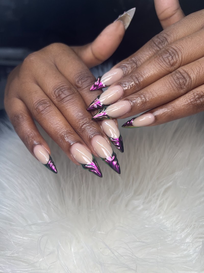 Abstract Nails nail design by EC2 Nails