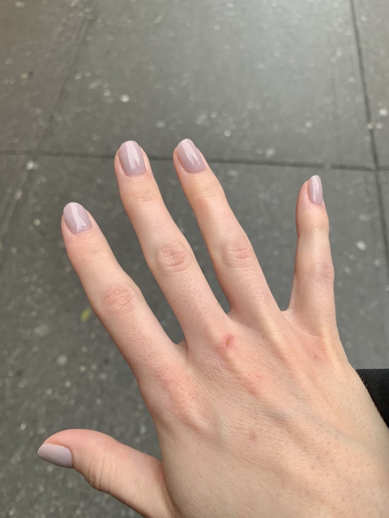 French Tips at Susie's Nail Salon in New York