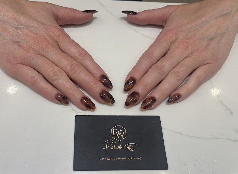 Marble Nails nail design by DW Polish in New York