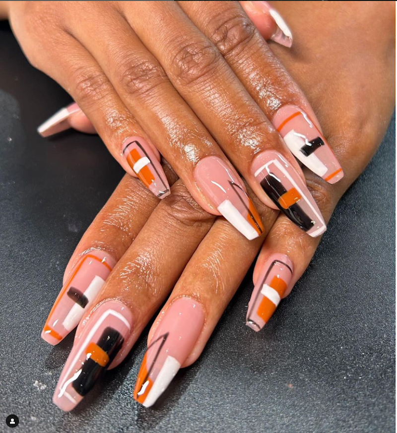 Coffin Shape at D-zyer Vegan Nail Salon in London