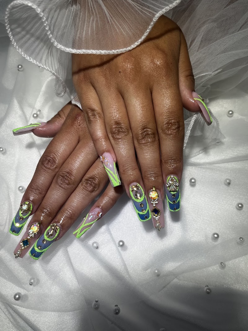 Valentine's Nails nail design by NailSpa Miami Wellness Center (All Nails, Lashes, Facials, HeadSpa, Body Waxing, Hair, Stem Cell & More.) in Miami