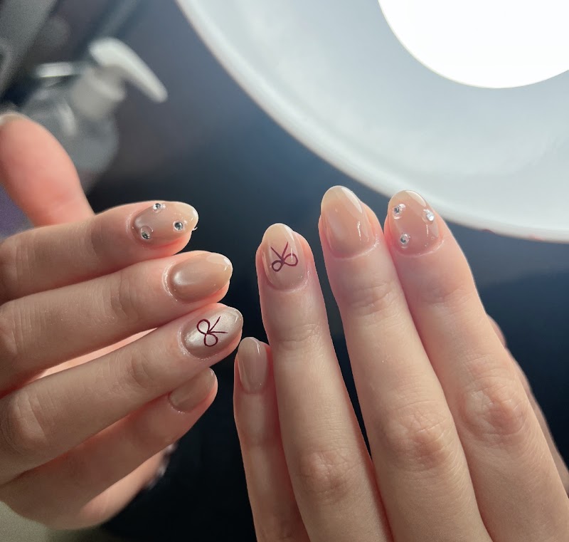 Coffin Nails nail design by Abby Nails in London