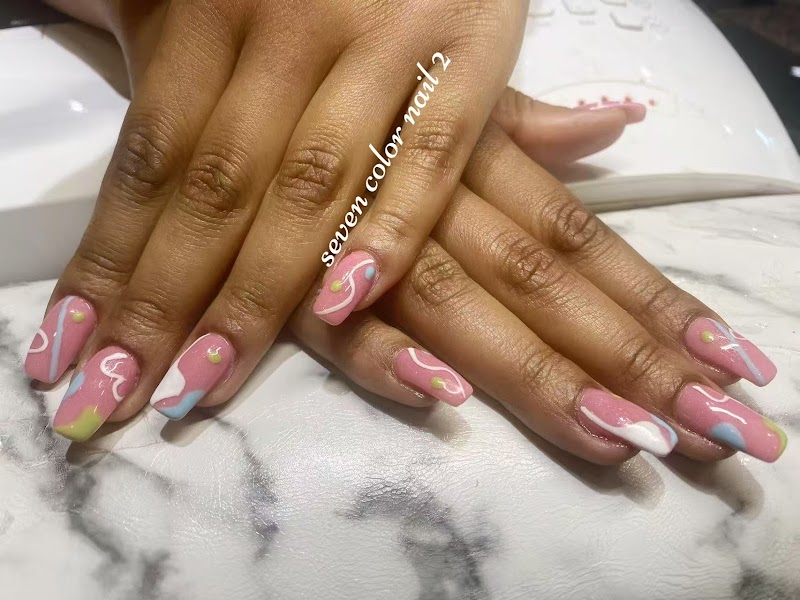 Abstract Nails nail design by Sweet Glow Nail Salon