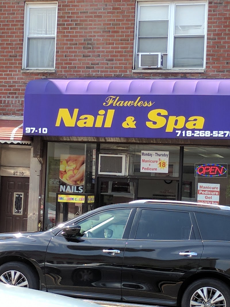 French Tips at Flawless Nail & SPA in New York