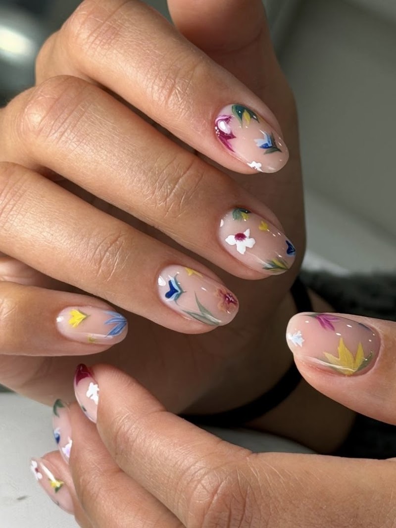 Boho Nails nail design by M. STUDIO- Russian manicure | Icoone | Brows | Laser in New York