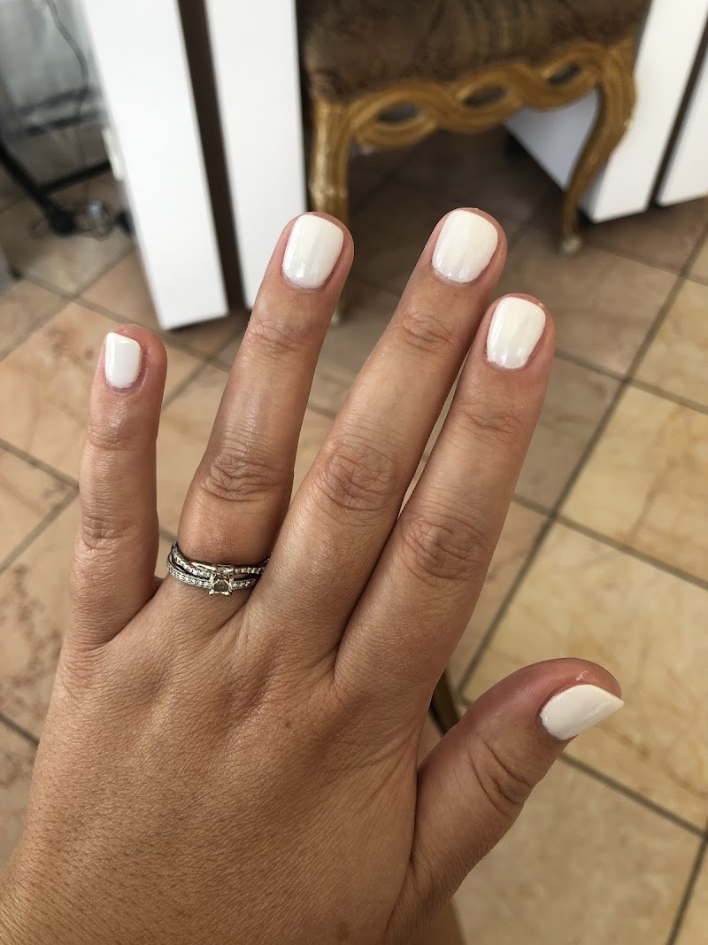 Valentine's Nails nail design by LV Oasis Nail Spa Alameda in Los Angeles