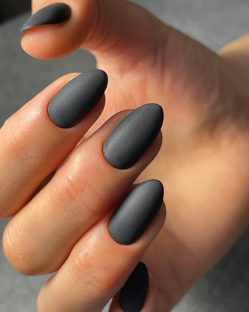 Winter Nails nail design by Status Russian Nail Salon in Miami