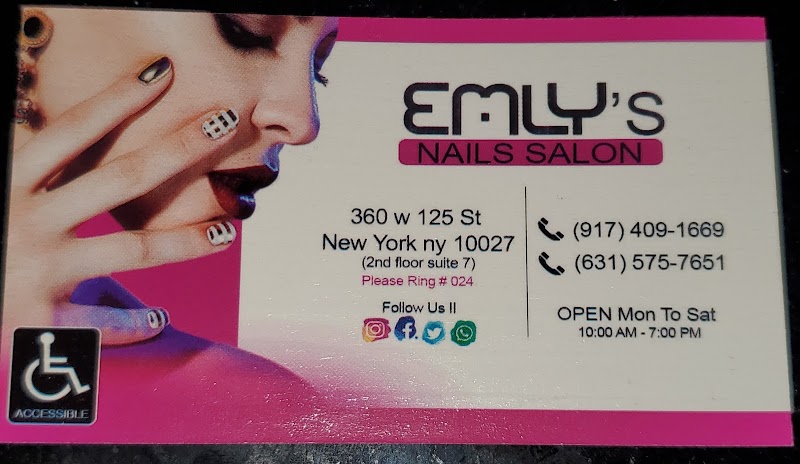 Nail Art at Emly's Nails Salon in New York