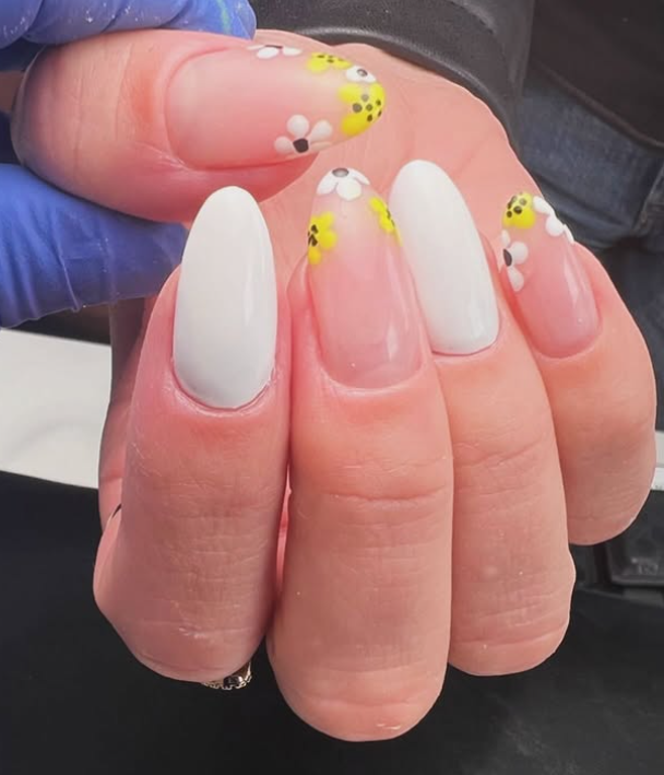 Spring Nails nail design by Russian Manicure in New York