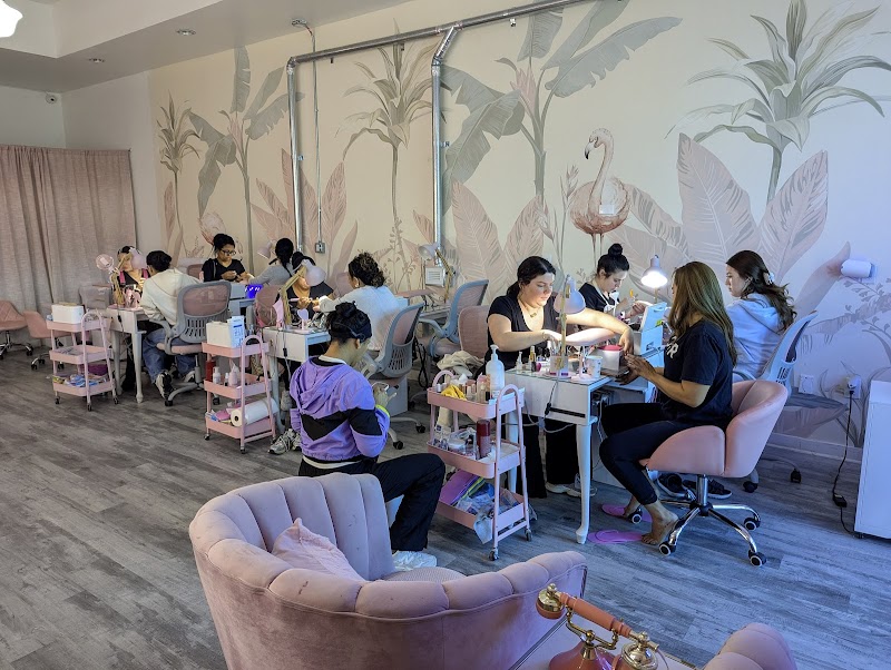 Nail Salon at The Pink Room Beauty SPA in Miami