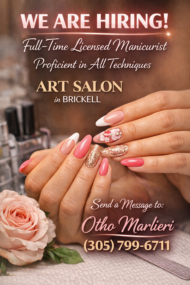 Nail Salon at The Art Hair Salon and Nails SPA in Miami