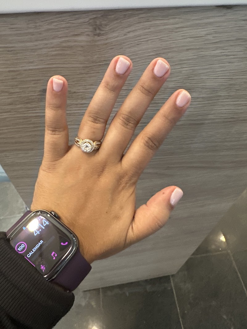 Pink Nails nail design by Polish Me Nails & Spa in Chicago