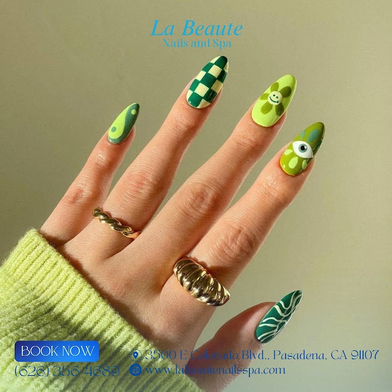 Spring Nails nail design by La Beaute Nail & Spa in Los Angeles