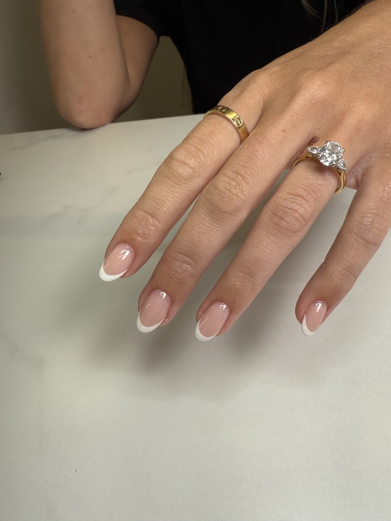 French Tips at Nails by Sl Mademoiselle in Miami