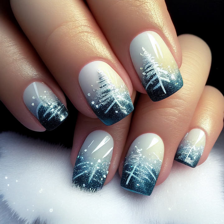 Ombré at Pinetree Nail Salon in New York