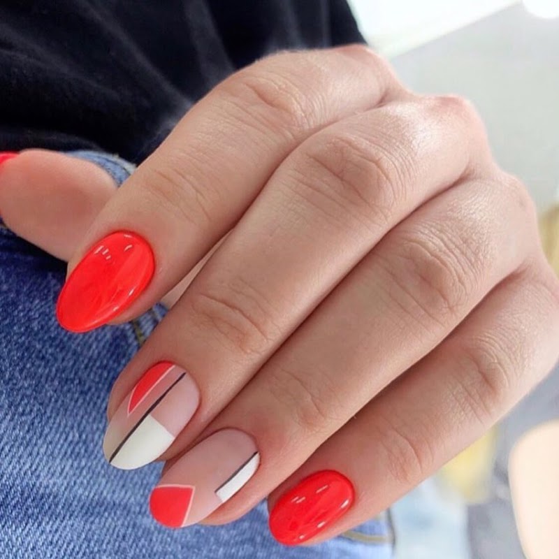 Oval Nails nail design by Glossifiq French Mani & Pedi Salon in Miami